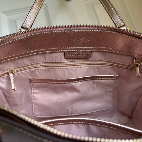 Tory Burch Rose Gold Purse - Picture 7 of 11